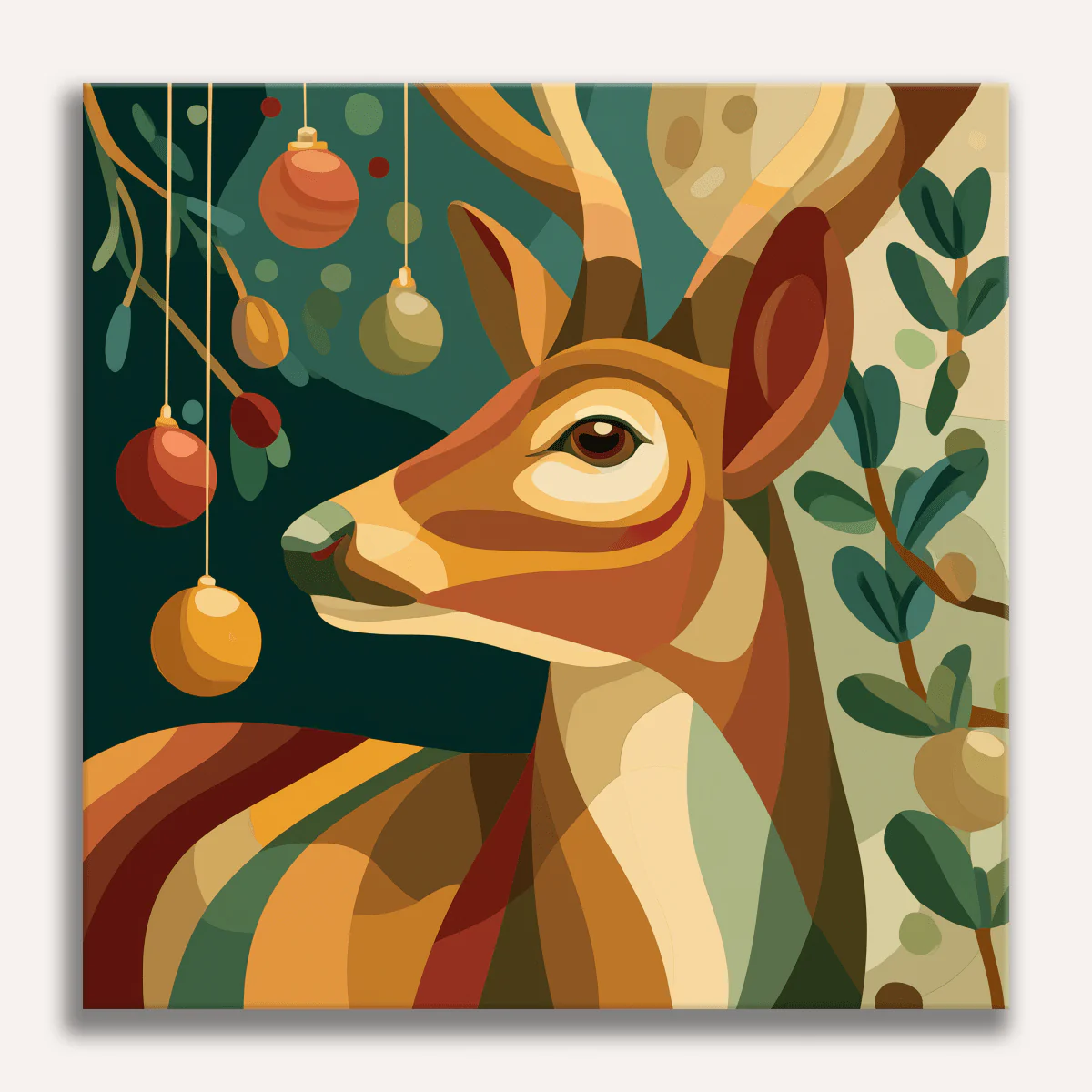 Colorful Reindeer